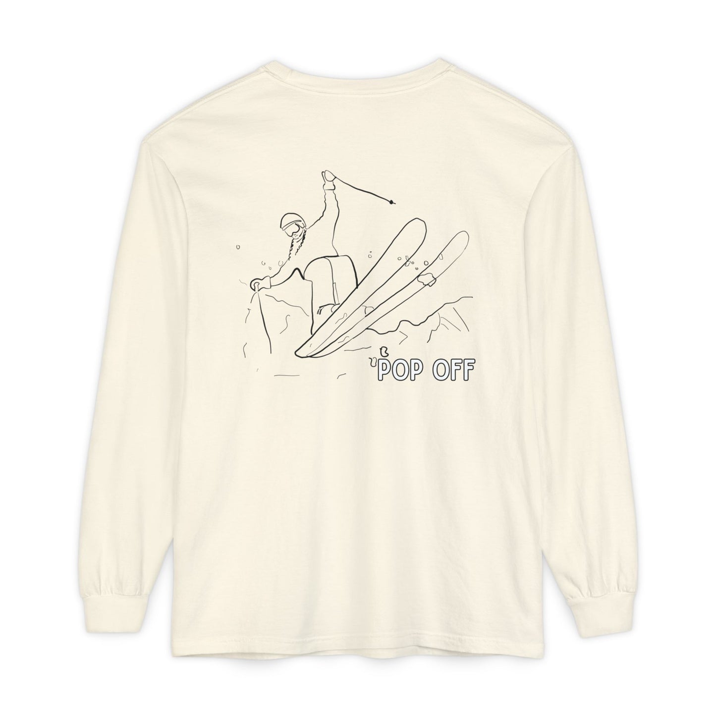 Unisex Garment-dyed Long Sleeve T-Shirt