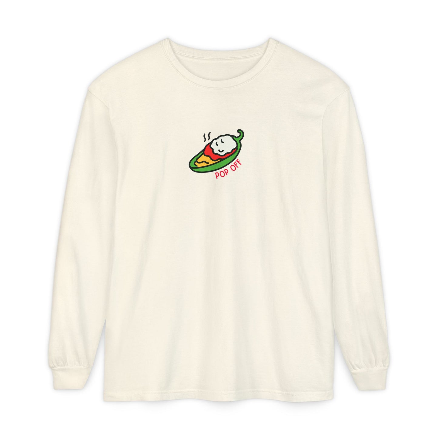 Unisex Garment-dyed Long Sleeve T-Shirt