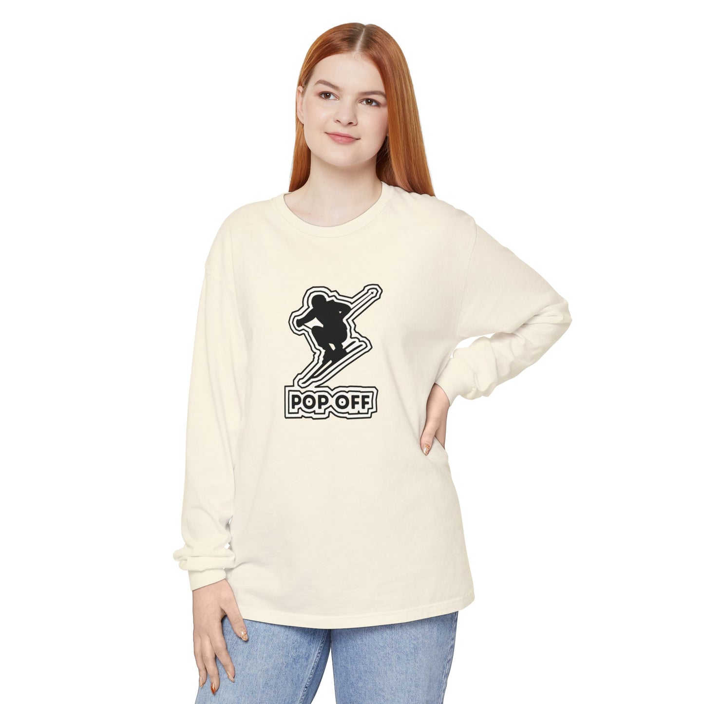 Unisex Garment-dyed Long Sleeve T-Shirt