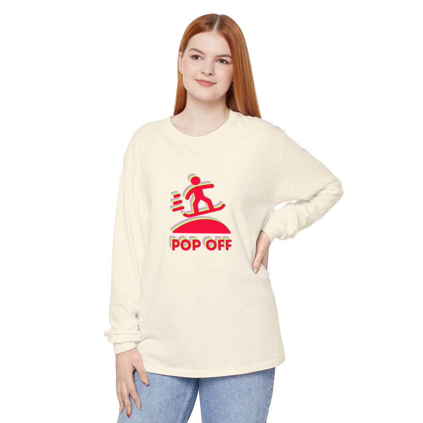 Unisex Garment-dyed Long Sleeve T-Shirt