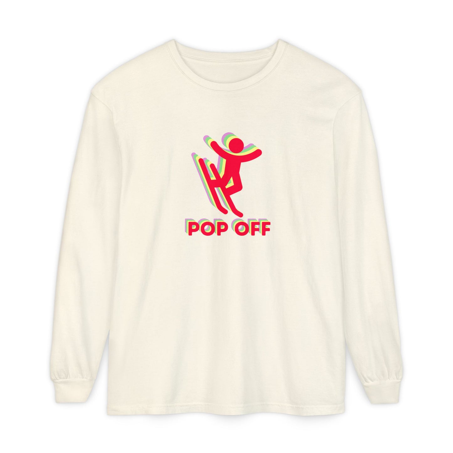 Unisex Garment-dyed Long Sleeve T-Shirt