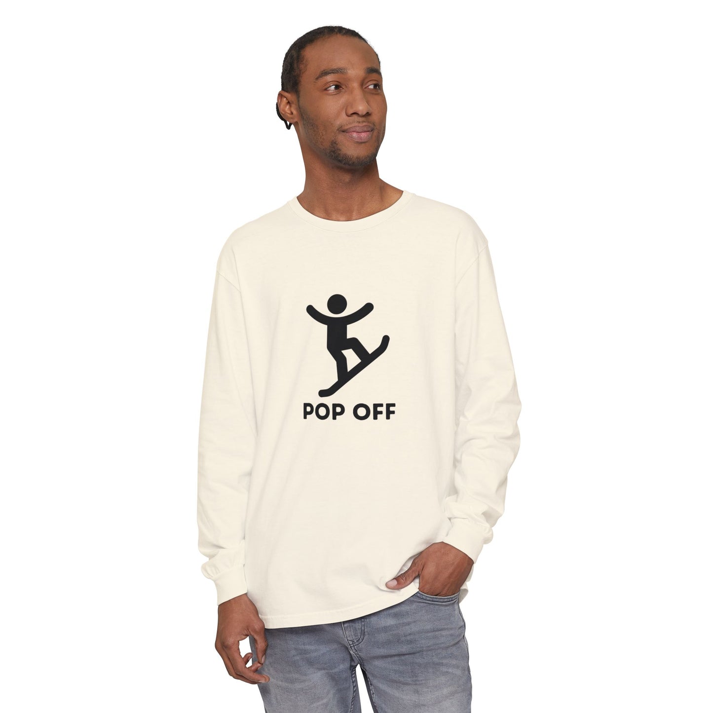 Unisex Garment-dyed Long Sleeve T-Shirt