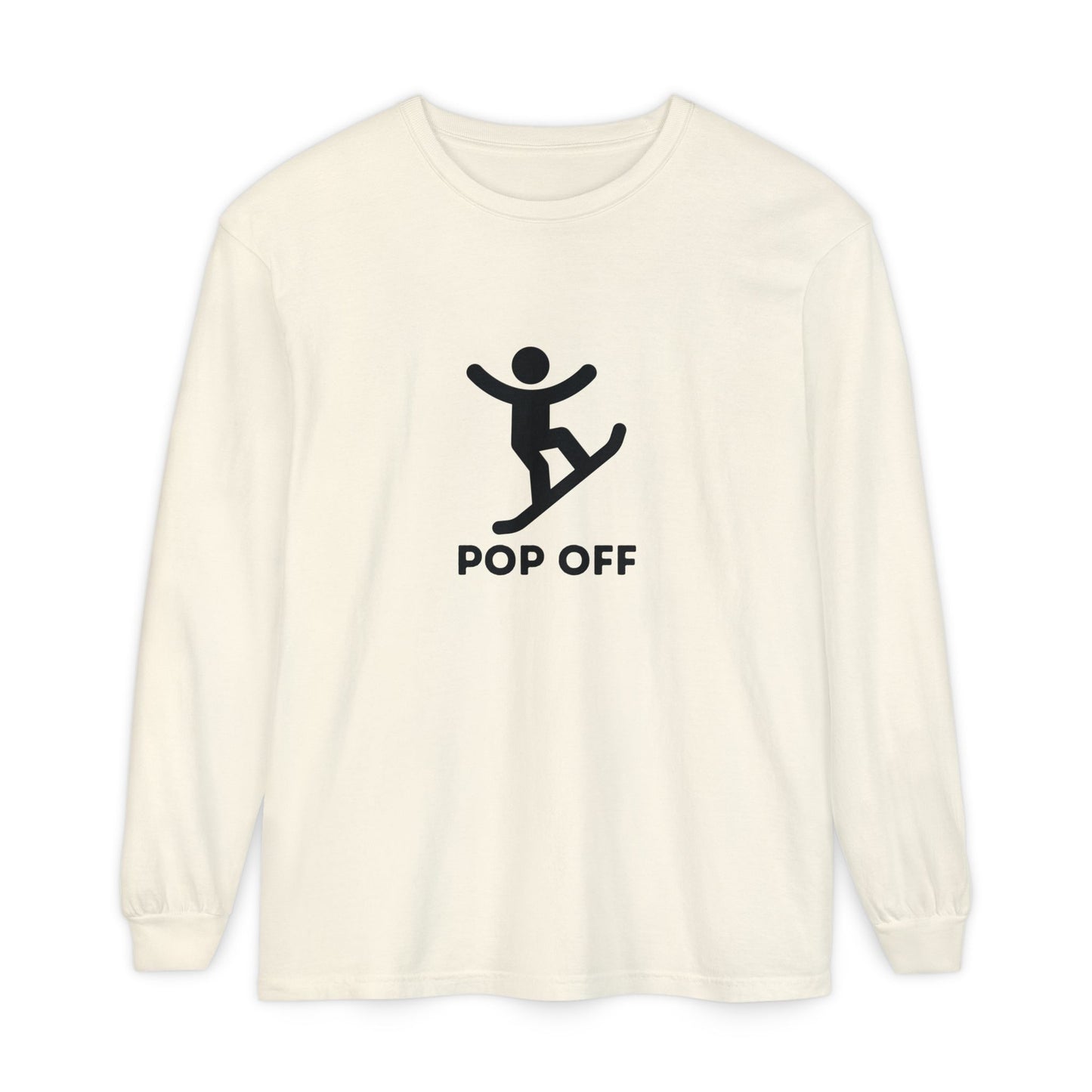 Unisex Garment-dyed Long Sleeve T-Shirt